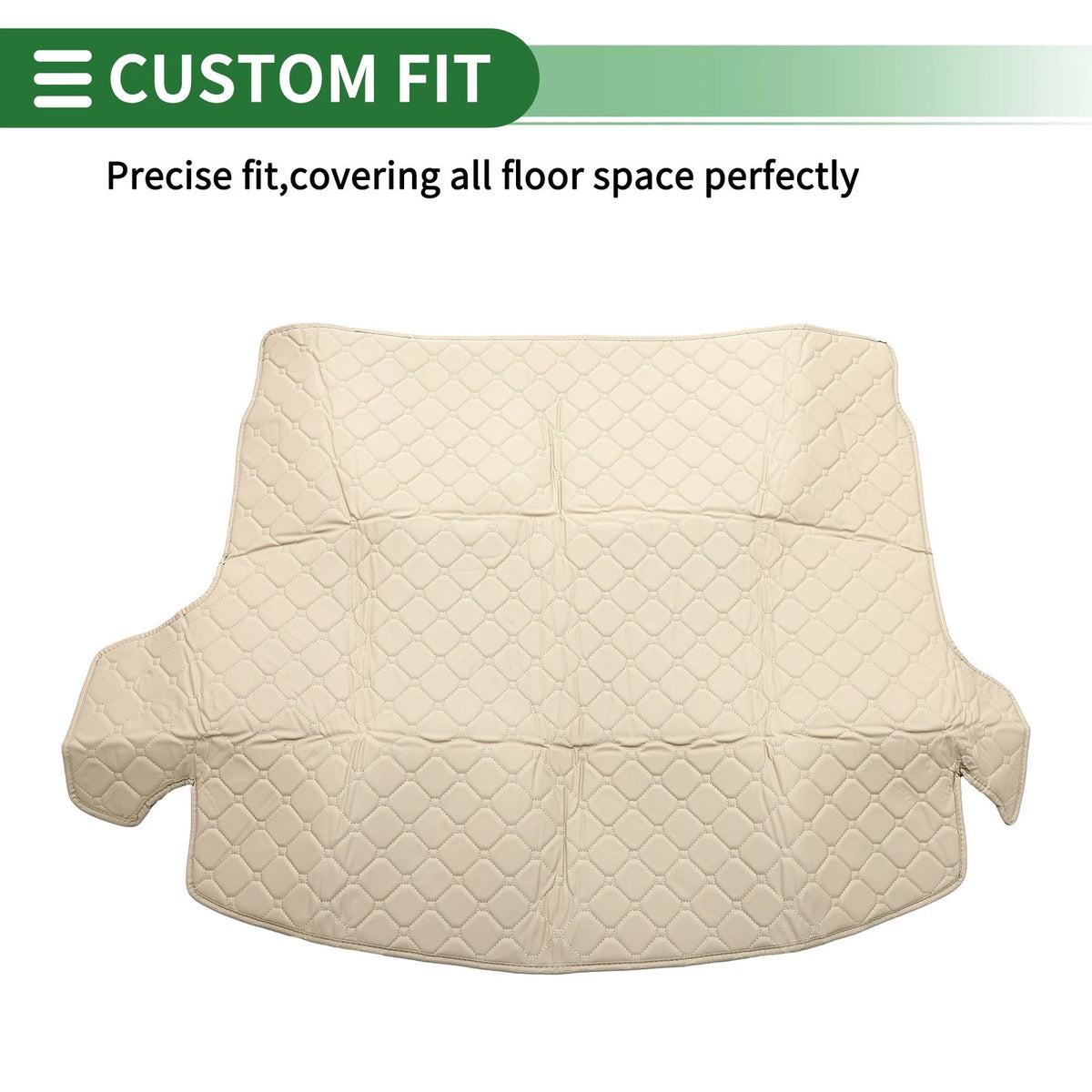 Flat Face Cargo Liner Rear Trunk Mat for Honda CR-V Hybrid (2017-2021) Beige