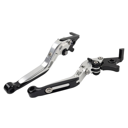 Silver CNC Extendable Brake Clutch Levers for BMW R1200/1250GS (2013-2020)