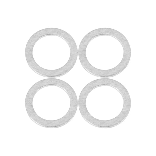 10 x M14 Silver Tone Oil Drain Plug Gaskets for Hyundai (21513-23001)
