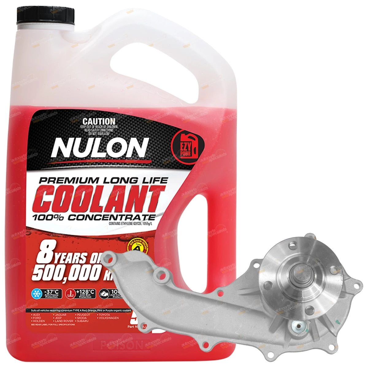 Water Pump + Coolant / 2x4 / Toyota Hilux TGN16 (2005–2014)