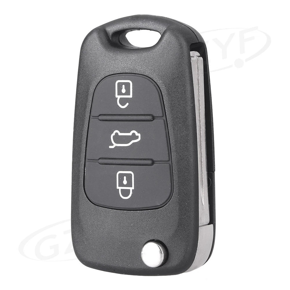 3-Button Remote Key Fob Shell Cover for KIA K2 K5 (2011-2020)