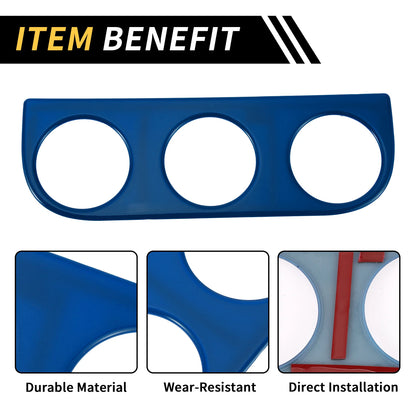 AC Switch Button Control Cover Trim for Jeep Wrangler JK (2011-2017) Blue