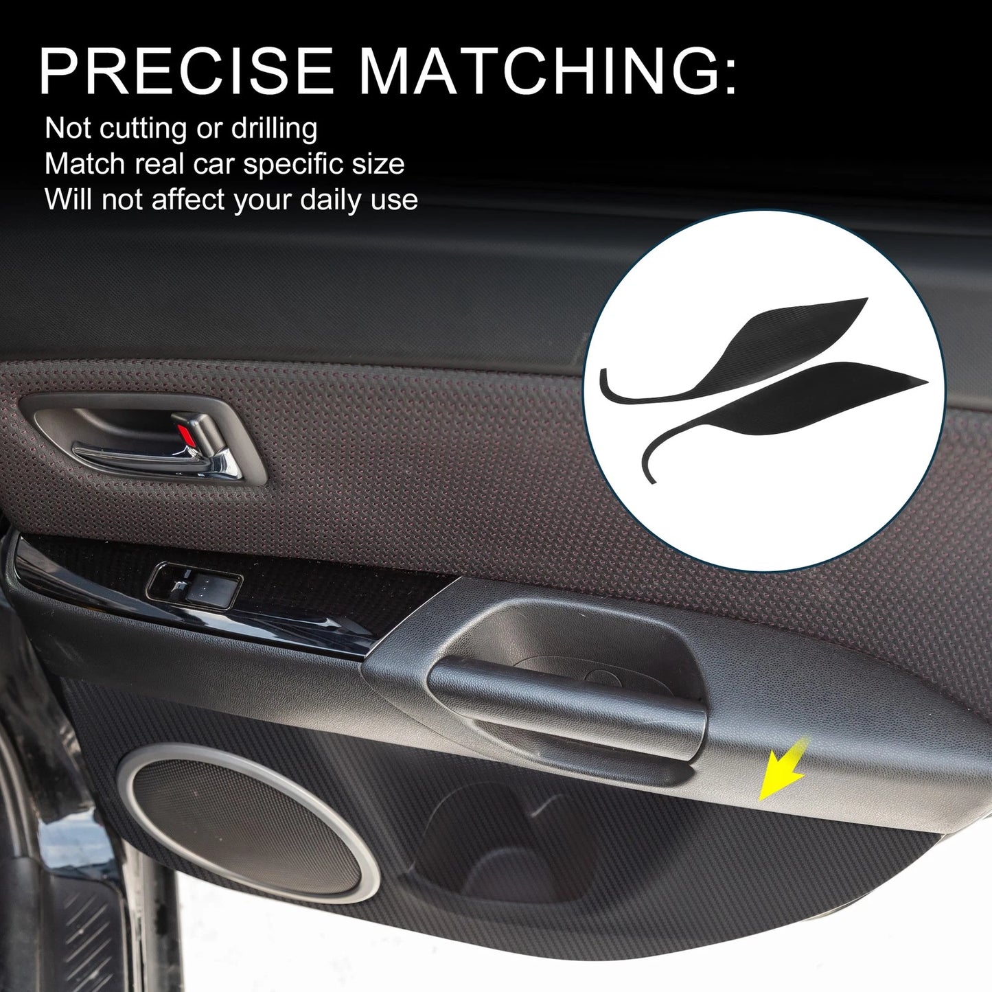 Door Kick Guard for Mazda 3 Axela (2014-2016) Front Rear Driver Passenger