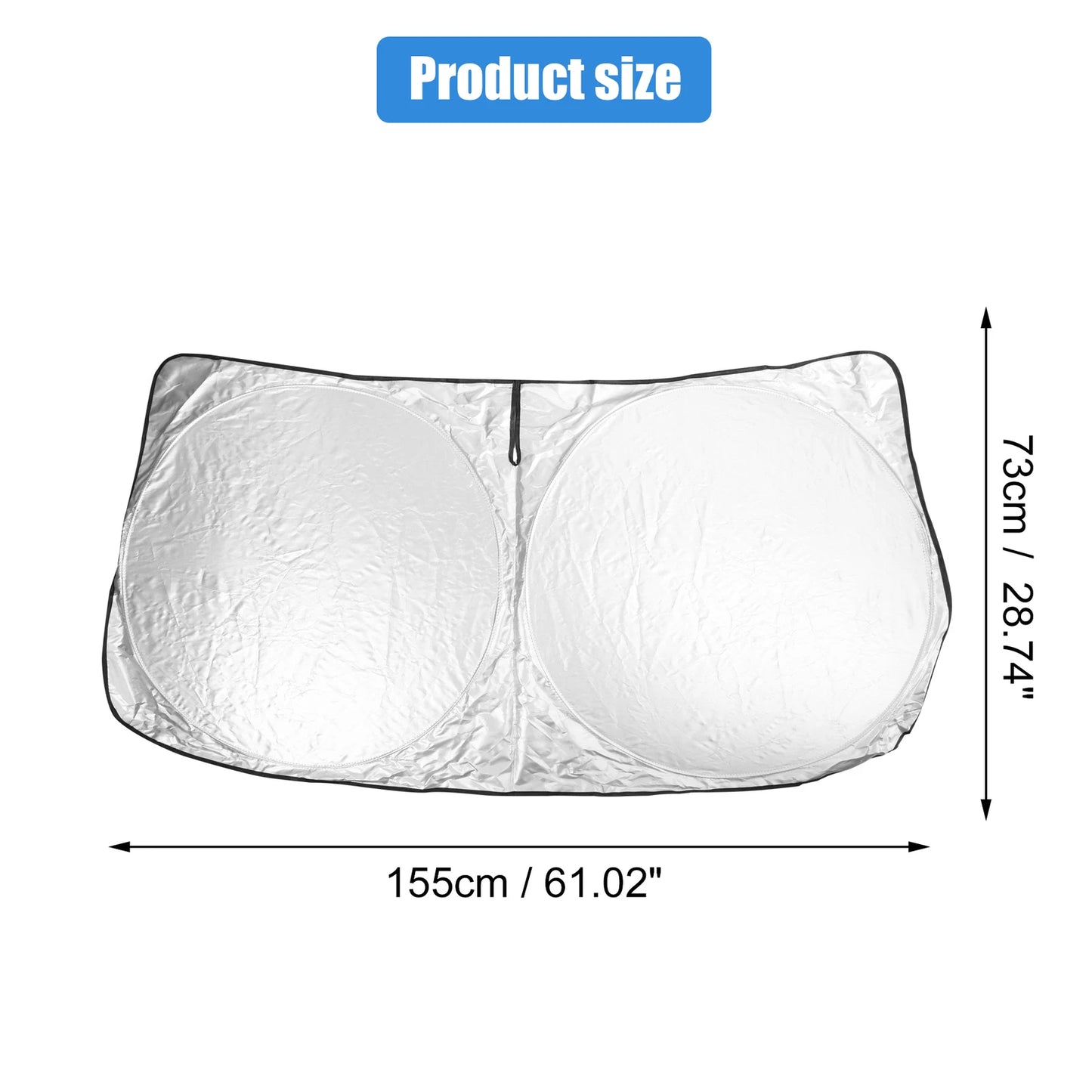 Foldable Windshield Sun Shade 155x73cm for Ford Explorer (2020-2022)