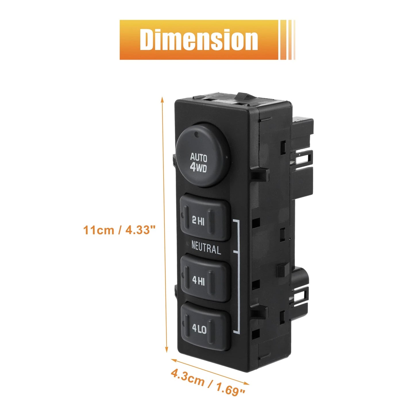 4WD Wheel Drive Selector Switch for GMC Sierra 2500 (1999-2002)