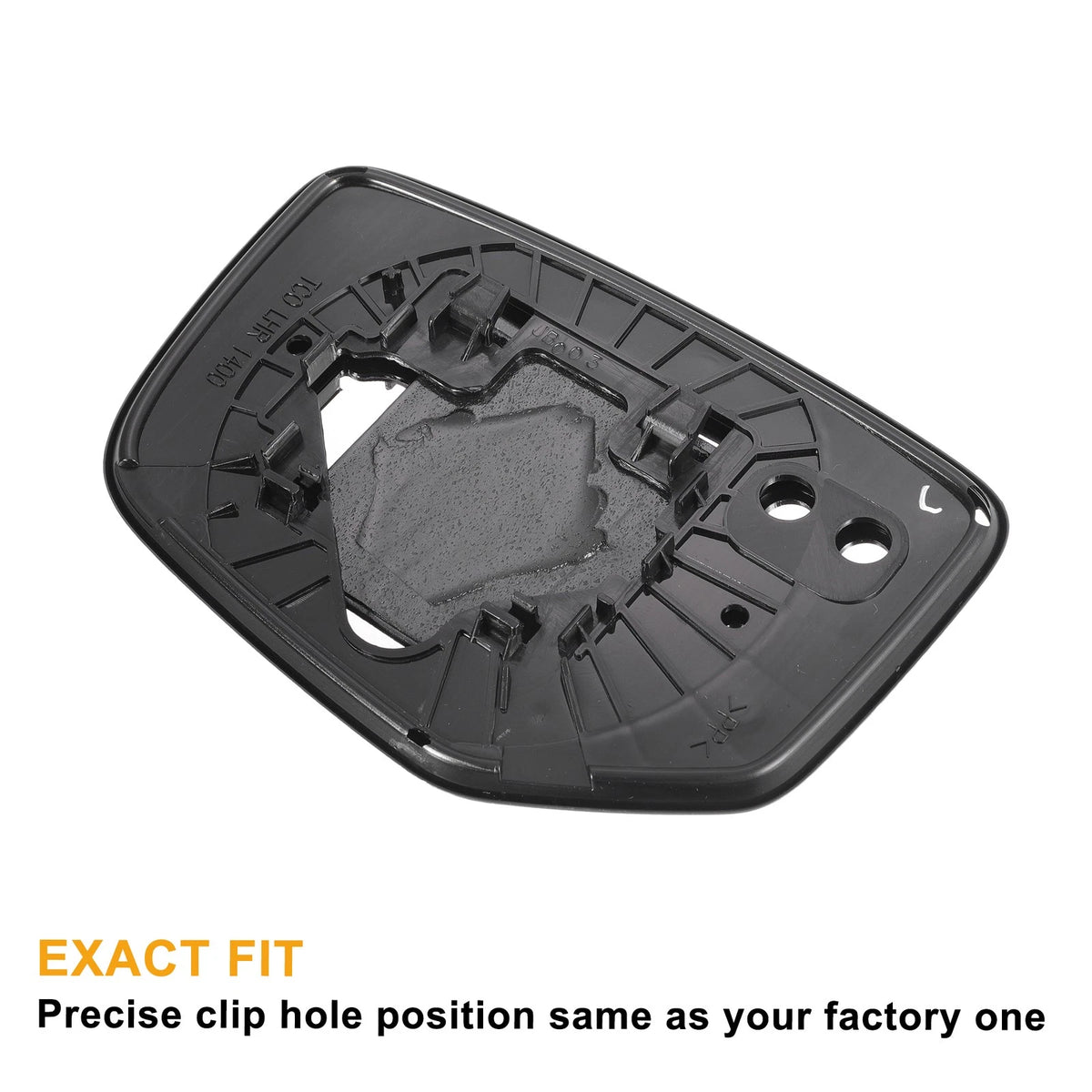 Left Right White Mirror Glass w/ Back Non-heated for Honda Accord (2008-2010)