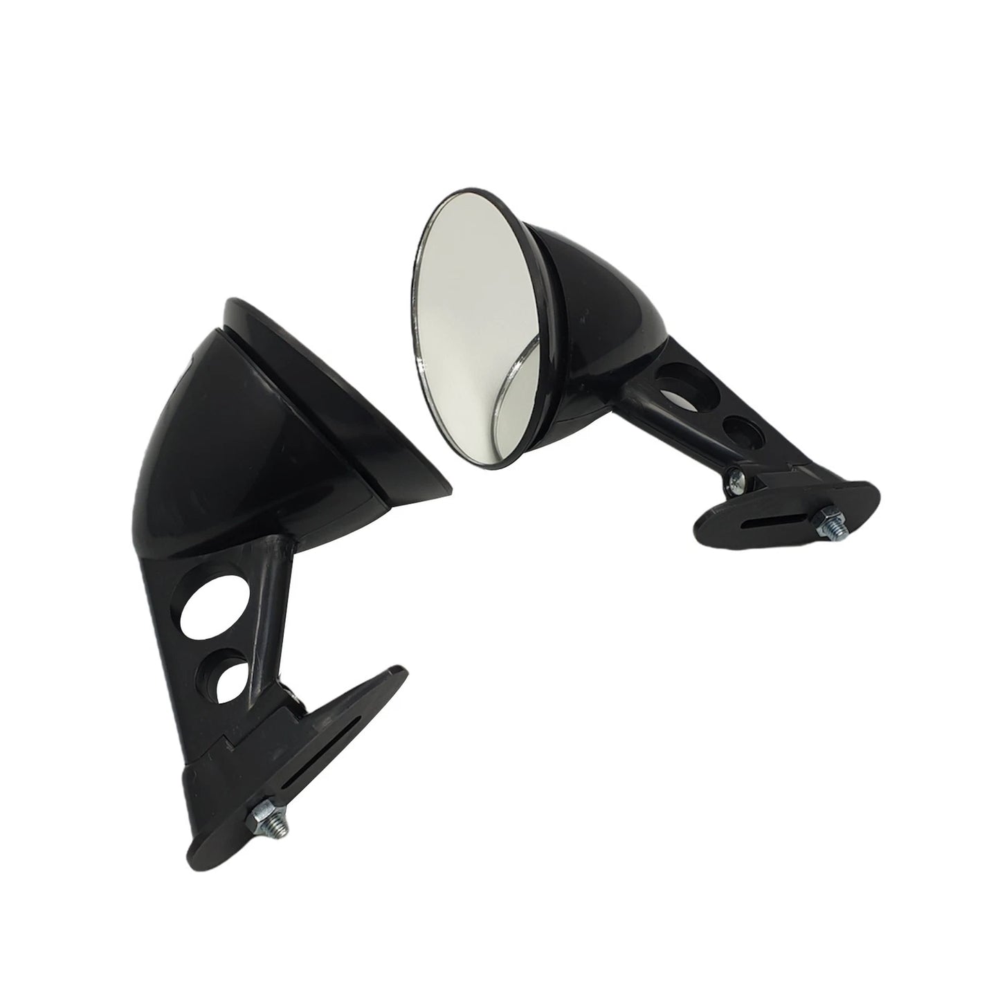 Black JDM Racing Sport Bullet Fender Side Mirror for Universal Fit