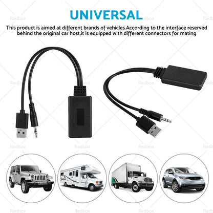 Bluetooth AUX Cable Adapter for BMW E90 E91 E92 (2006-2013)