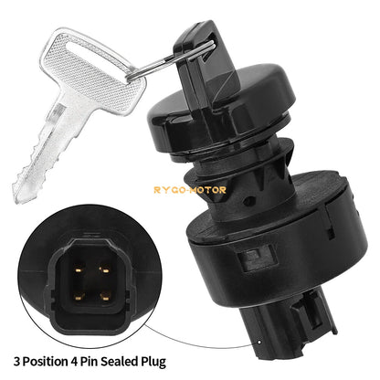 Ignition Switch / 3 Position / 4 Pins for Polaris
