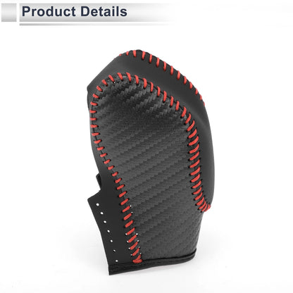 Black Carbon Fiber Gear Shift Knob Cover for Ford