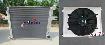 Aluminum Radiator & Fan Shroud for Jeep Grand Cherokee WJ WG 1999-2005