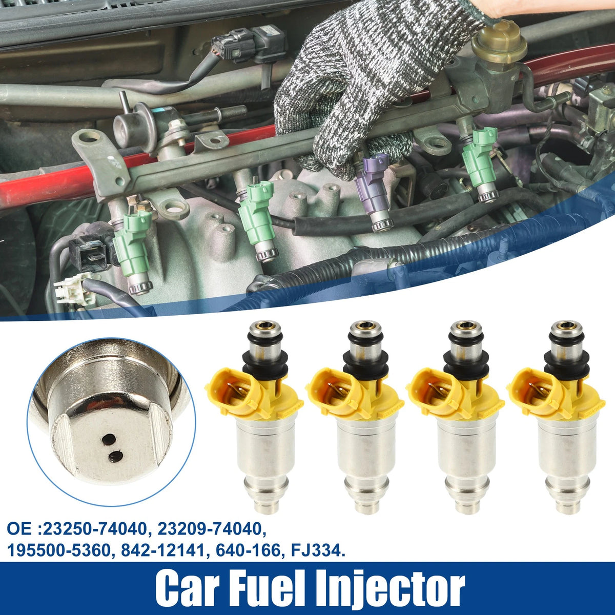 4 x Fuel Injector Nozzle for Toyota Celica 2.2L (1990-1992)
