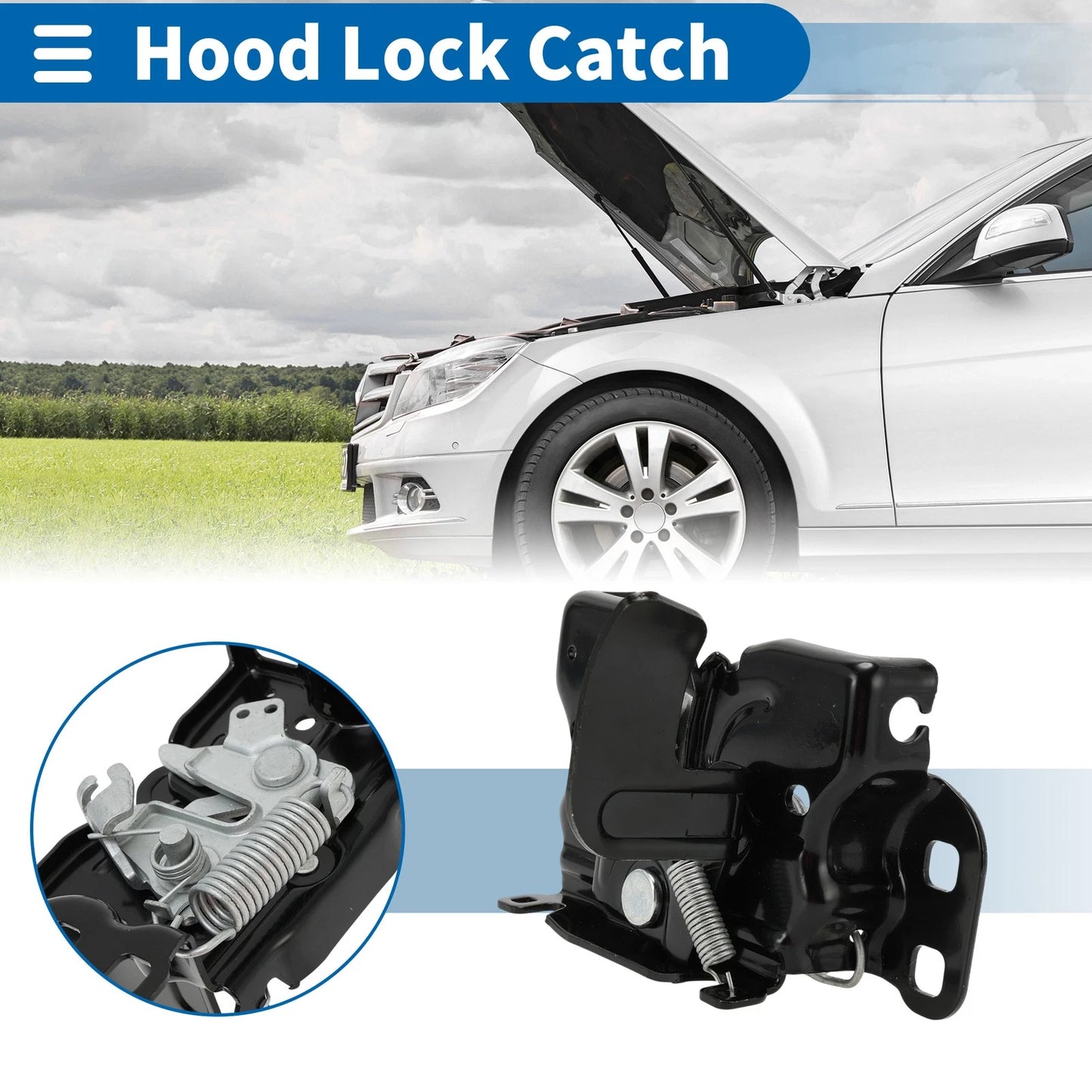 1 Pc Hood Latch Assembly for Dodge Avenger Sedan (2011-2014)