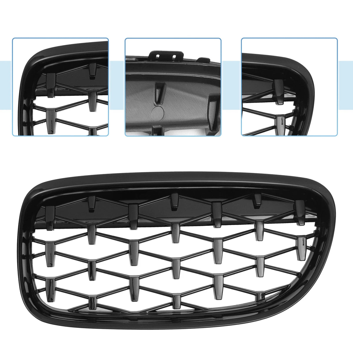 Front Hood Bumper Grille for BMW 335d 328i 335i xDrive E90 (2006-2013)