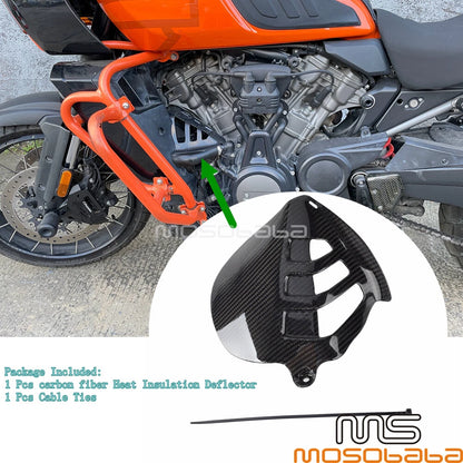 Exhaust Fan Heat Shield Deflector for Harley RA1250 Special RA1250S (21-)