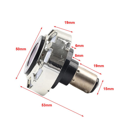LED Headlight & Tail Brake Lights for Motorcycle - 12V (Fits Various Models)