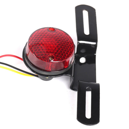 Universal Red Lens LED Motorcycle Brake Tail Light for Various Models