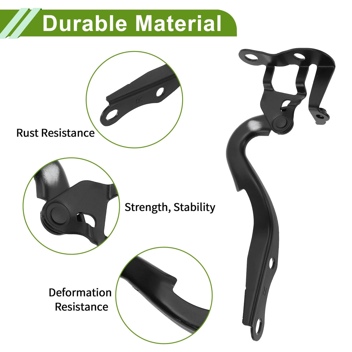 Hood Hinges 1 Pair for Toyota Yaris (2007-2016)