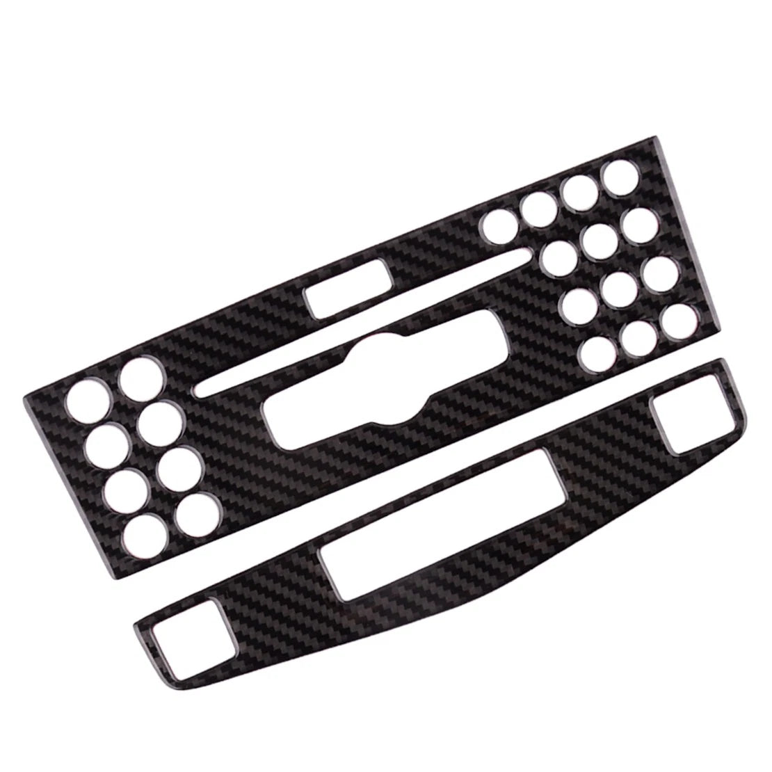 Carbon Fiber Console CD Panel Cover for Mercedes Benz C W204 (2008-2014)