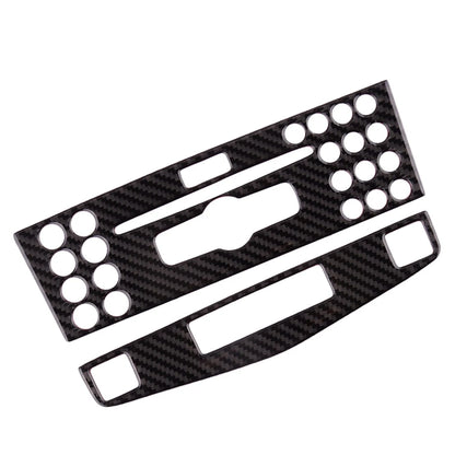 Carbon Fiber Console CD Panel Cover for Mercedes Benz C W204 (2008-2014)