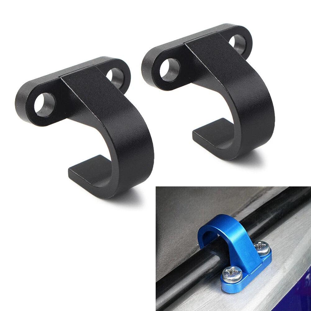 2 x Rear Brake Hose Clamp Guides Black for Yamaha YZ125 YZ250 YZ250F YZ450F YZ85