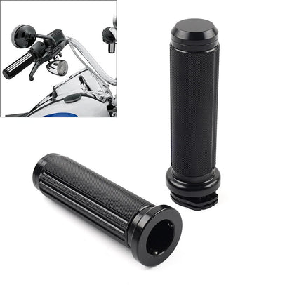 Handlebar Grips for Harley Heritage Softail Dyna Black