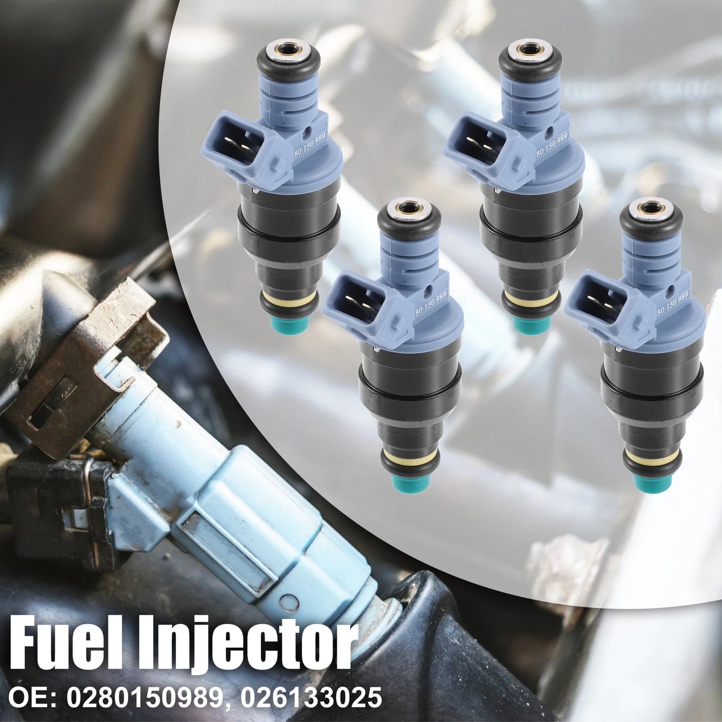 4 x Fuel Injectors for Volvo 940 2.3L I4 (1992-1993)