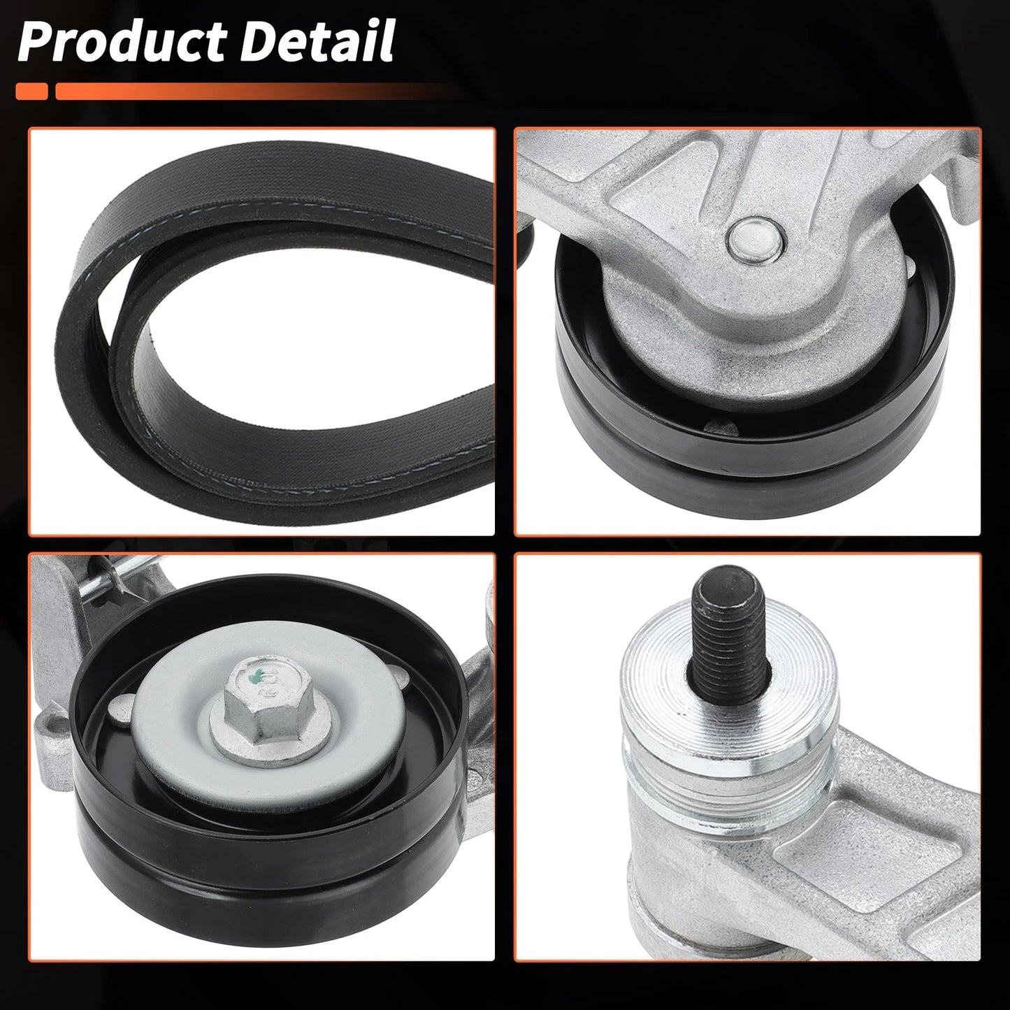 Serpentine Belt Drive Tensioner Kit for Chevy Cruze (2012 - 2015)