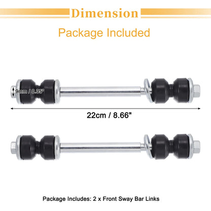 2 x Front Stabilizer Sway Bar Links for Ford Mustang & GMC Savana 1500