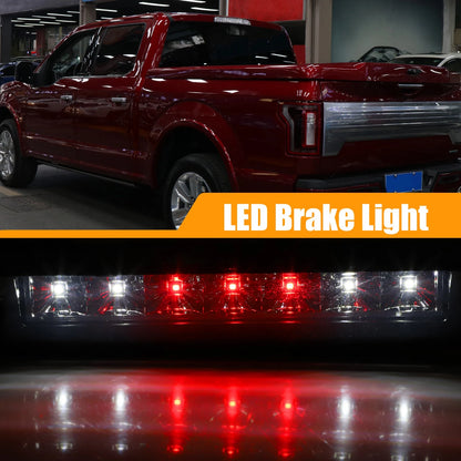 LED Rear Cab Center Third High Mount Brake Light for Ford F-150 (2015-2023)