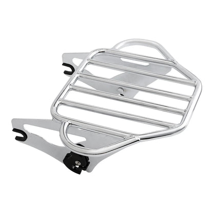 Chrome Luggage Rack Docking Kit for Harley Touring Road King (2009-2013)
