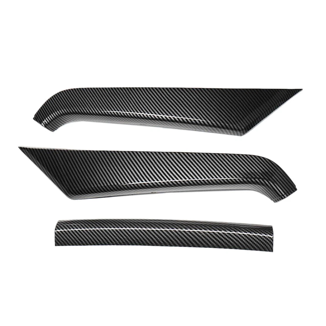 3 x Carbon Fiber Front Grille Frame Cover Trim for Nissan Altima (2019-2023)