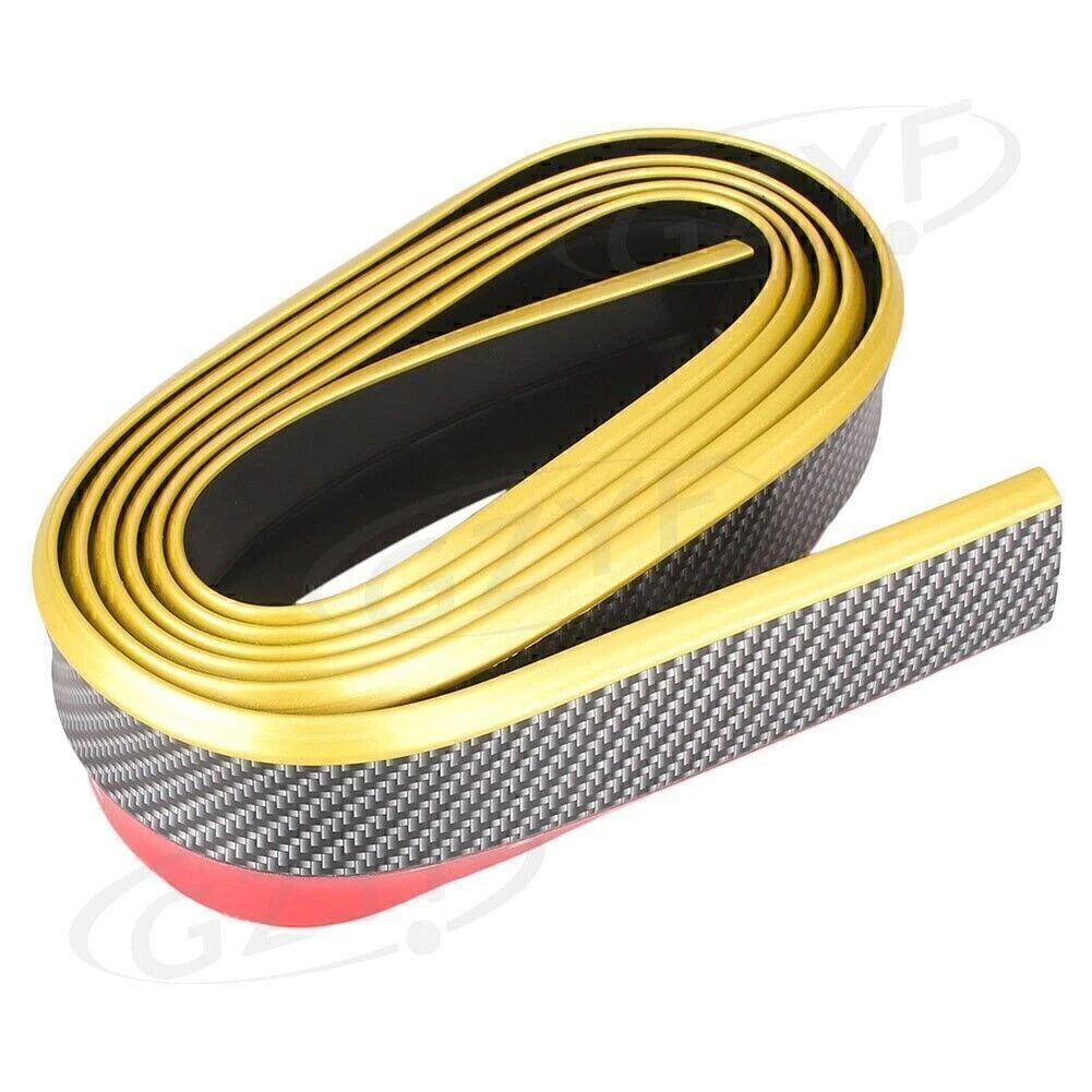 Carbon Fiber Splitter Body Spoiler with 3M Adhesive for Make & Model