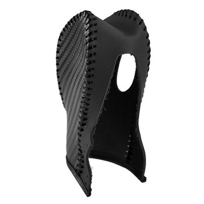 Black Faux Leather Gear Shift Knob Cover for Ford Focus Fiesta Transit