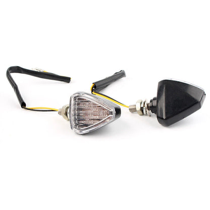 Clear Lens LED Turn Signal Lights for Motorcycle ATV Dirt Bike