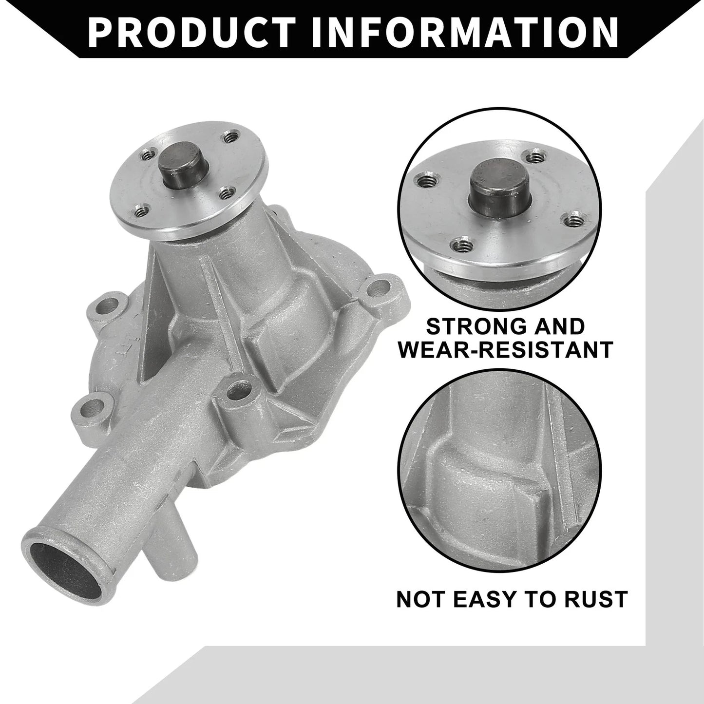Water Pump for Dodge Challenger Conquest with Gasket Kit