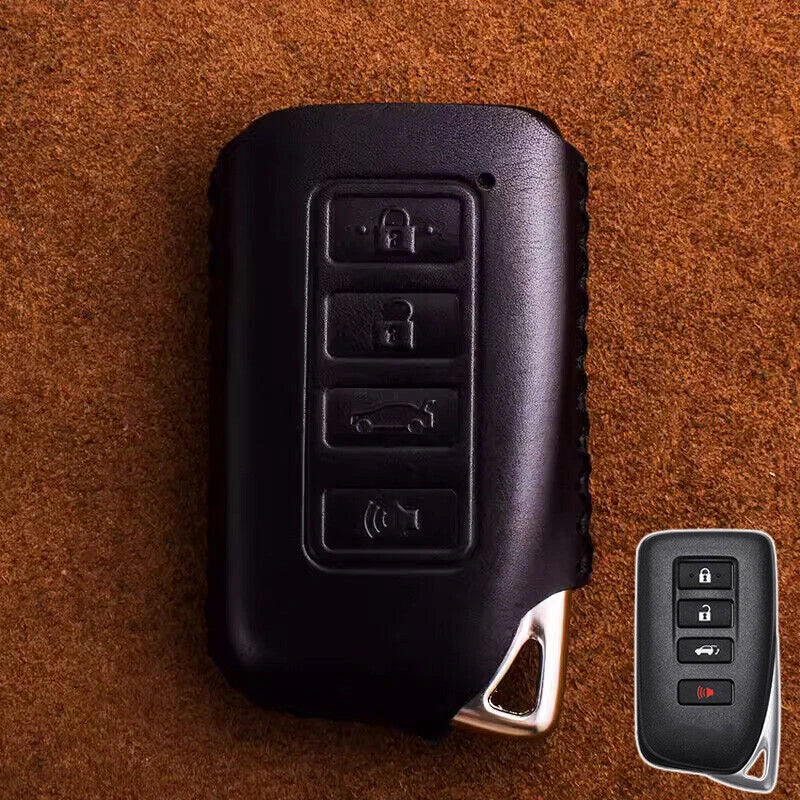 Leather Key Fob Case Cover for Lexus RC