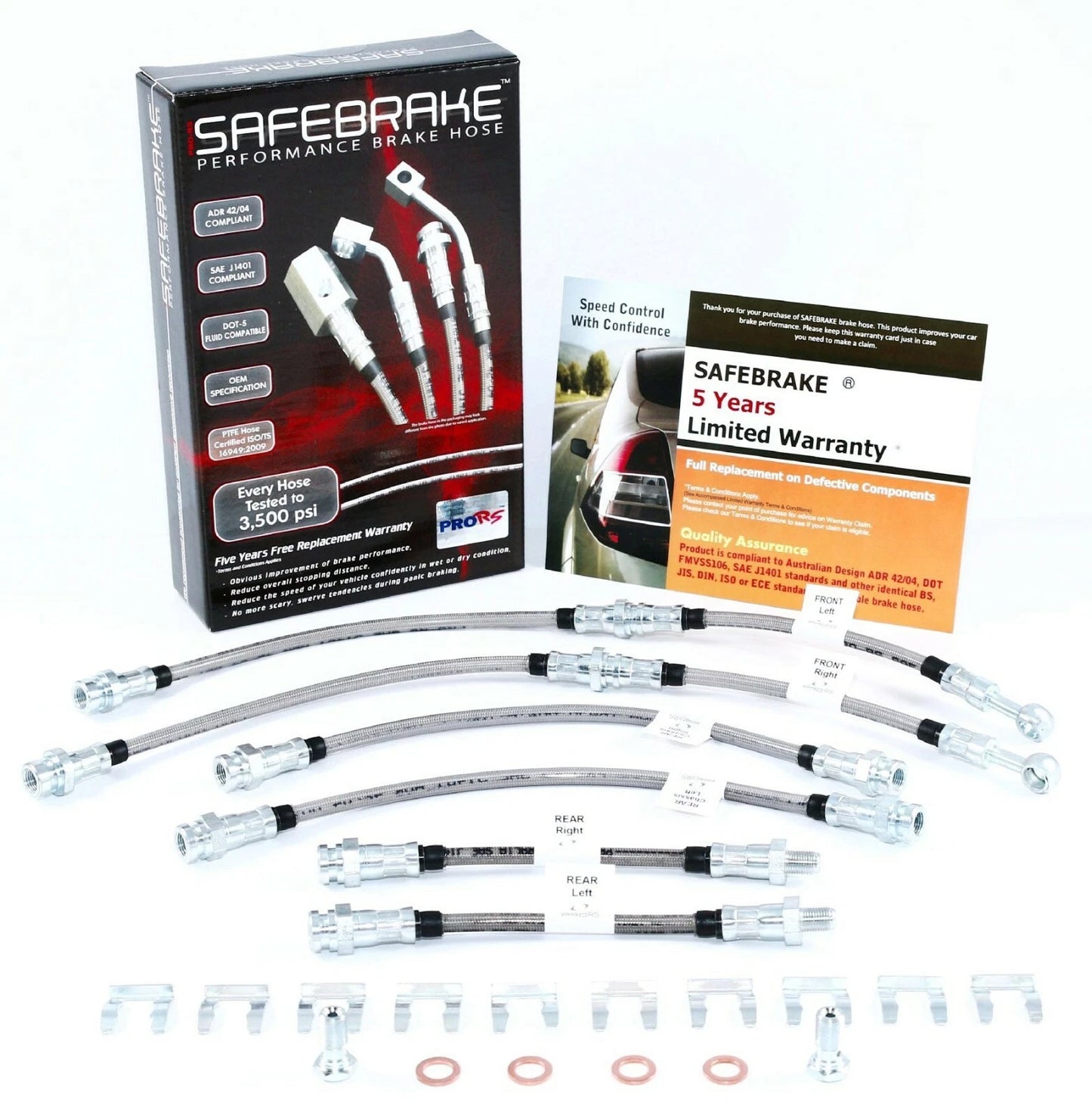 Brake Line Kit for Proton Preve 1.6L (2011-2019) - Hose Upgrade