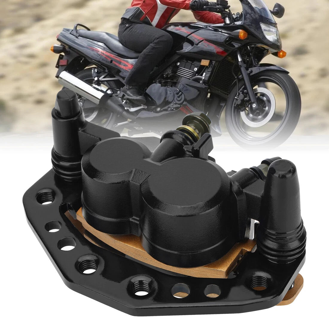 Front Brake Caliper & Pads for Kawasaki Ninja 250R (2004–2009)