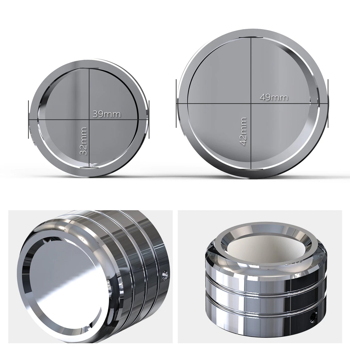 Rear Axle Cap Nut Cover for Harley Sportster 883 Custom XL883C (2005-2022)