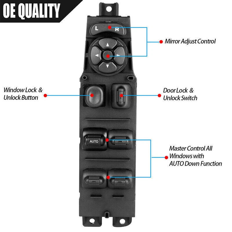 Power Window Door Master Switch for Dodge (56049805AB, 56045334AE)