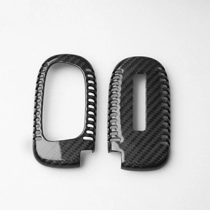 Carbon Fiber Key Case Cover for Jeep Cherokee/Renegade (2014-2023)