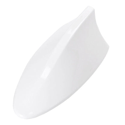 Universal White Shark Fin Roof Antenna for Car Radio Receiver FM/AM