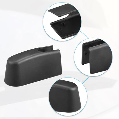 Rear Windshield Wiper Arm Nut Cap for BMW X3 2018-2024 (2 x Black)