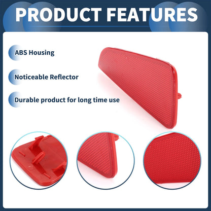 Bumper Reflector for Ford Focus MK4 (2018-2023) Red 1pc Rear Right
