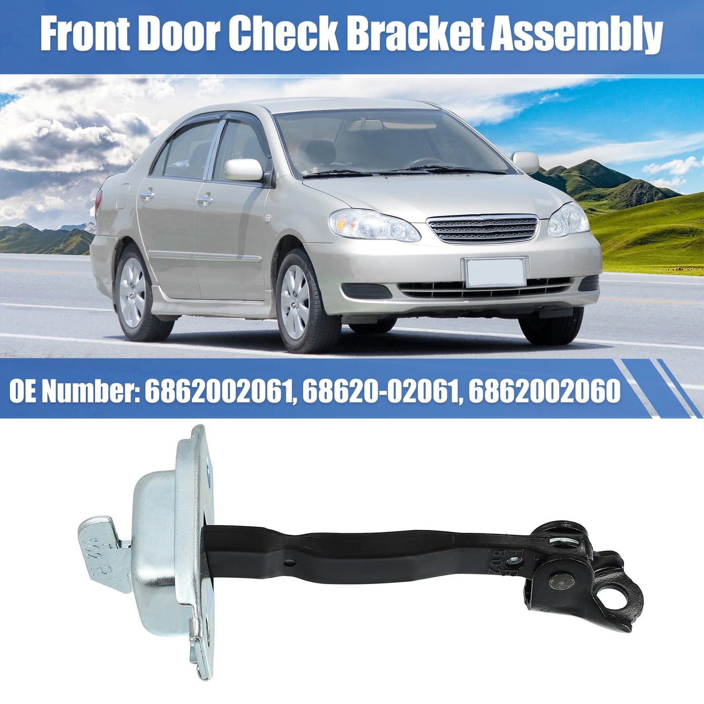 Front Left Door Check Stop Strap Assembly for Toyota Corolla Matrix