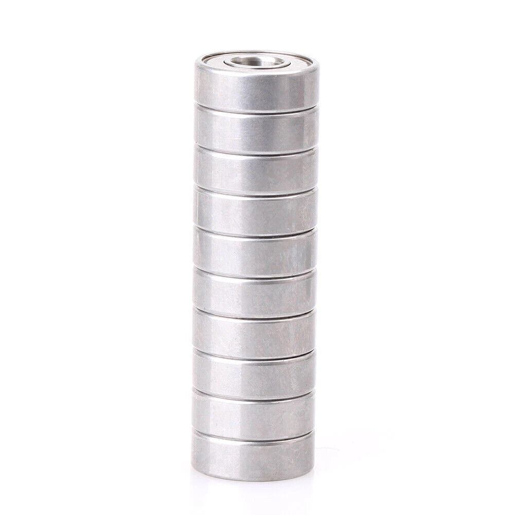 10 x 6X15X5mm Deep Groove Mini Ball Bearings for Rotary Motor 696ZZ