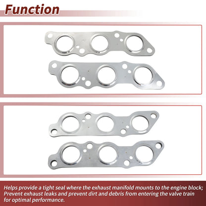 2 x Exhaust Manifold Header Gaskets for Toyota Supra (1993-1998)