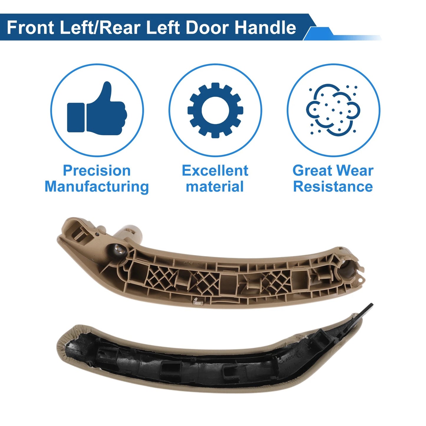Front Passenger Side Inner Door Panel Handle for BMW X3 F25 (2010-2016) Beige