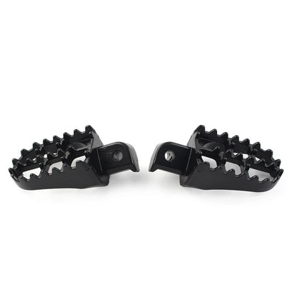 CNC Wide Foot Pegs Rear Set Pedals for Universal Motorcycle Bike Black
